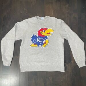 KU Jayhawks Men's Crew Neck Sweatshirt size medium